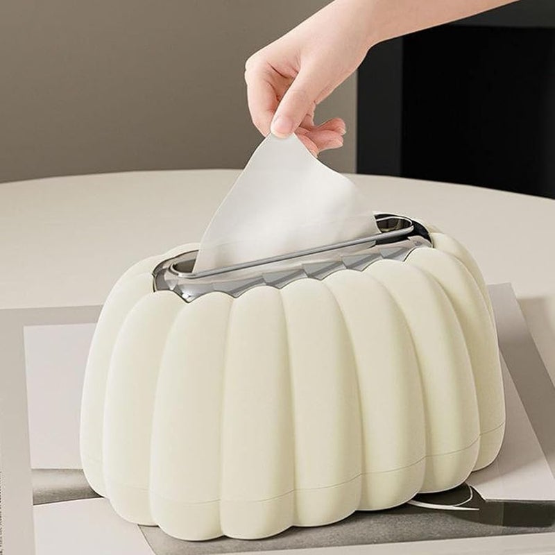 غطاة علبة المناديل على شكل قرع منظِّم تخزين متعدد الأغراض لديكور المنزل - Image 5